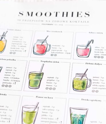 smoothies koktajle plakat follygraph