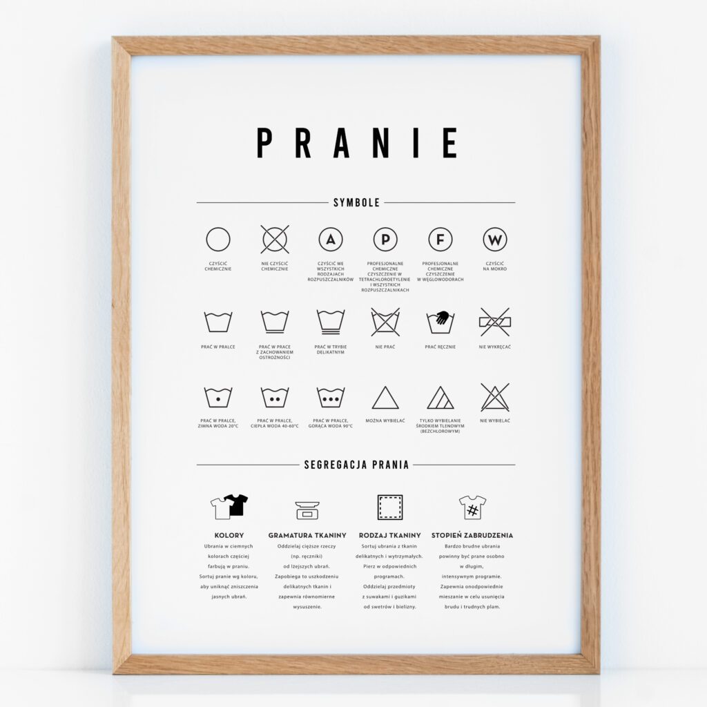 Pranie grafika do pralni washing print to a laundry room follygraph