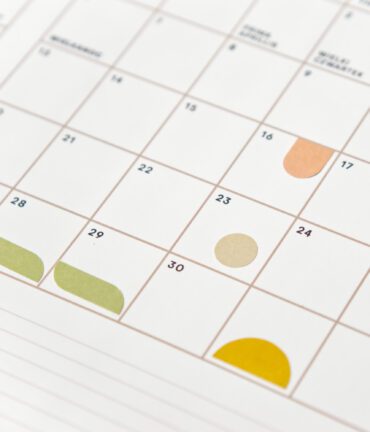 Follygraph wall calendar stickers 2026 2027 kalendarz scienny planer scienny