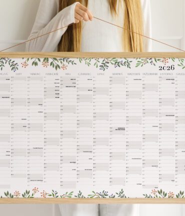 kalendarz scienny - planer scienny - follygraph - 2025 2026 2027 20282029 2030
