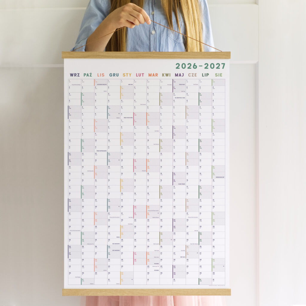 kalendarz scienny - szkolny planer scienny - follygraph - 2026 2027 20282029 2030