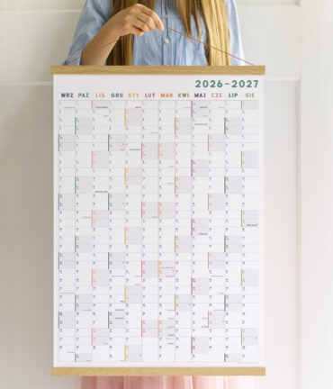 kalendarz scienny - szkolny planer scienny - follygraph - 2026 2027 20282029 2030